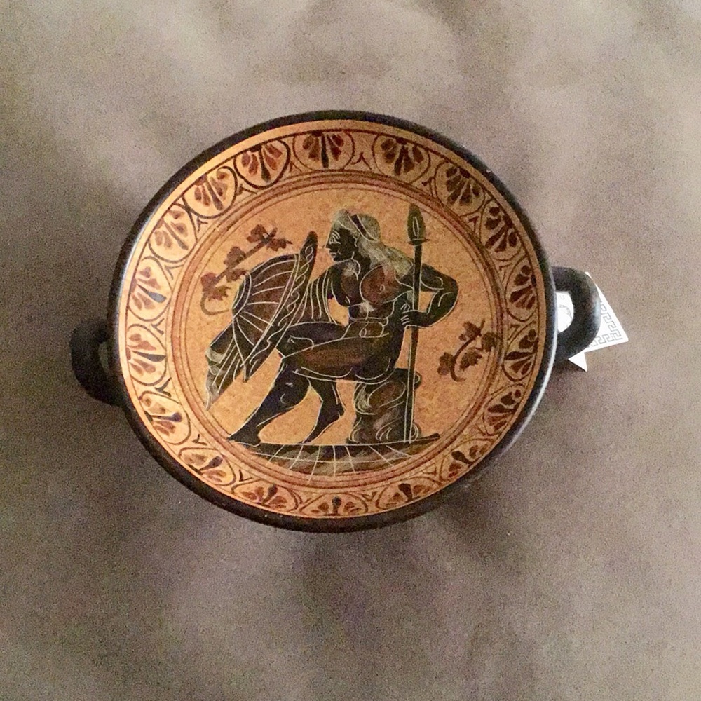 Greek Goddess Athena ceramic